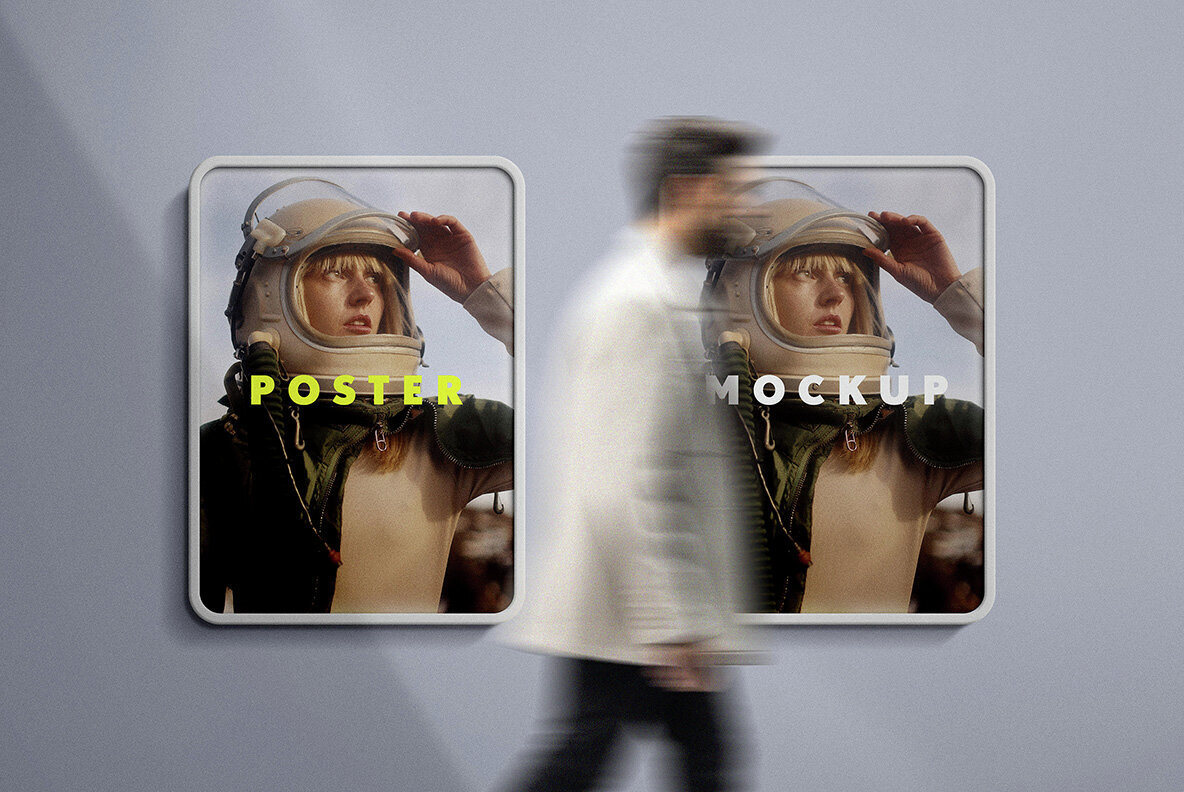 Lightbox Poster Mockup Set 3