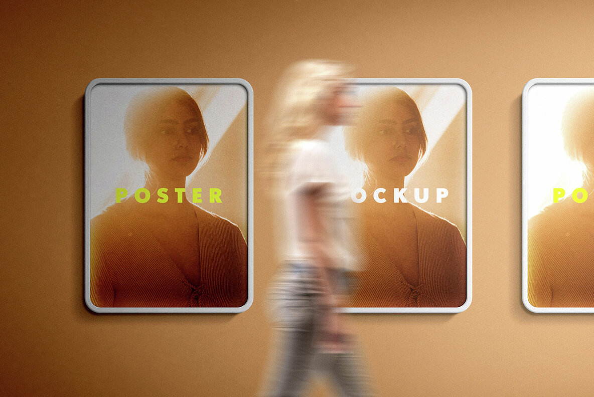 Lightbox Poster Mockup Set 4