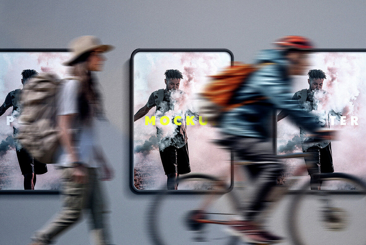 Lightbox Poster Mockup Set 6