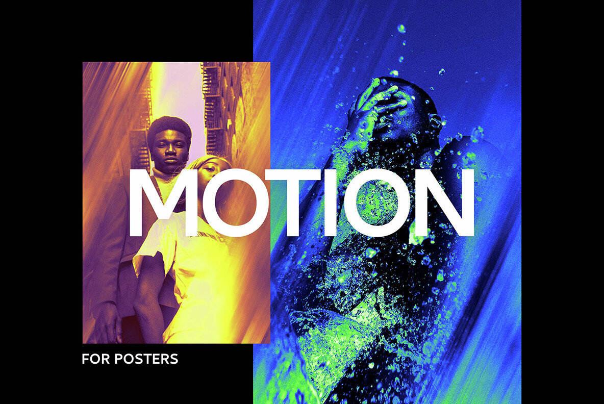 Acid Motion Poster Photo Effect 1