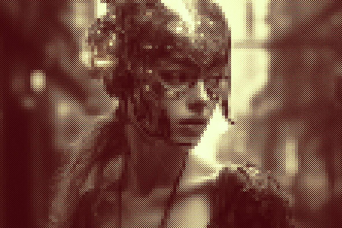 Pixel Photo Effect 3