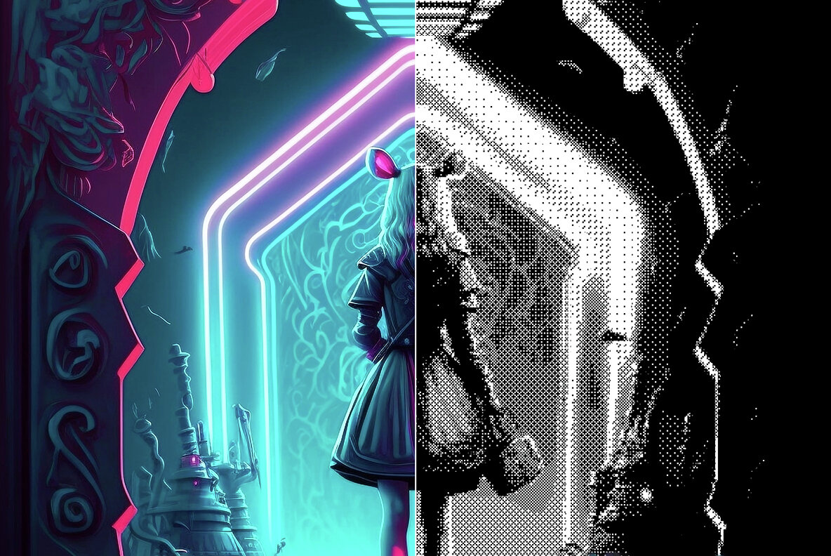 Grunge Bitmap Photo Effect 8