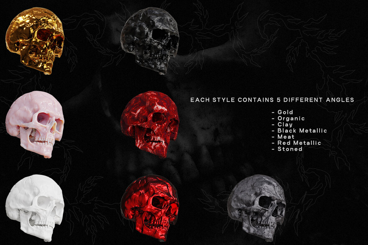 Skull Renders   35 3D Renders 6