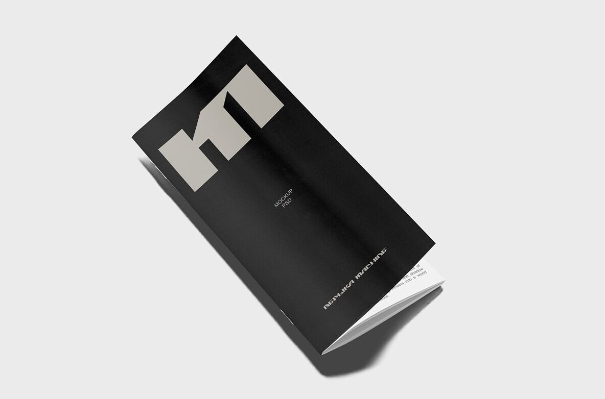 A5 Zine Book Mockup 1