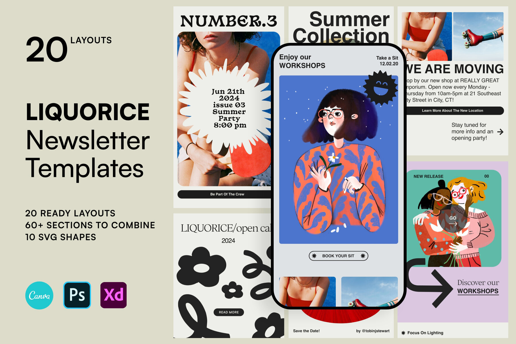 Liquorice Newsletter Templates 1