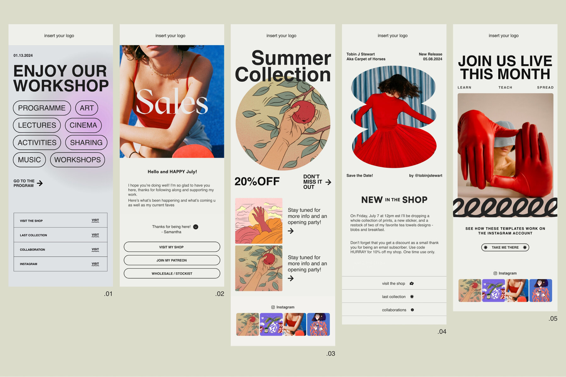 Liquorice Newsletter Templates 8