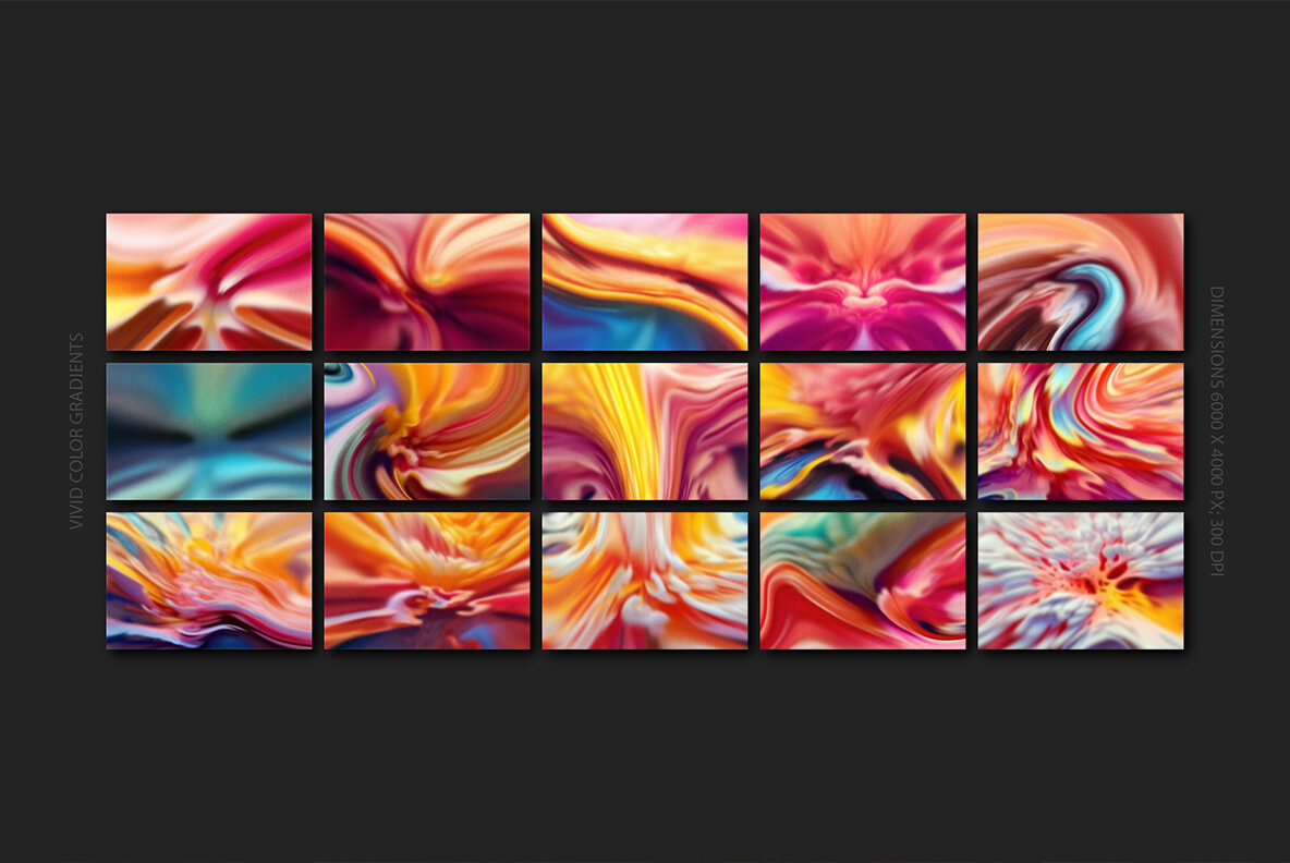 S  iva Abstract Gradient Textures 7