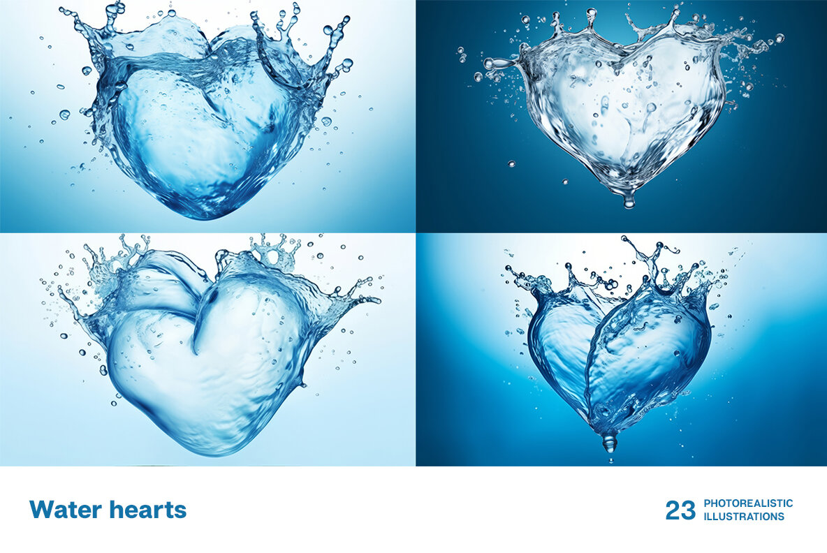 Water Hearts 4
