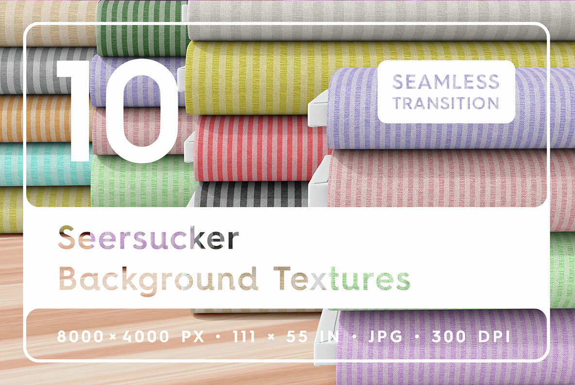 10 Seersucker Background Textures 1