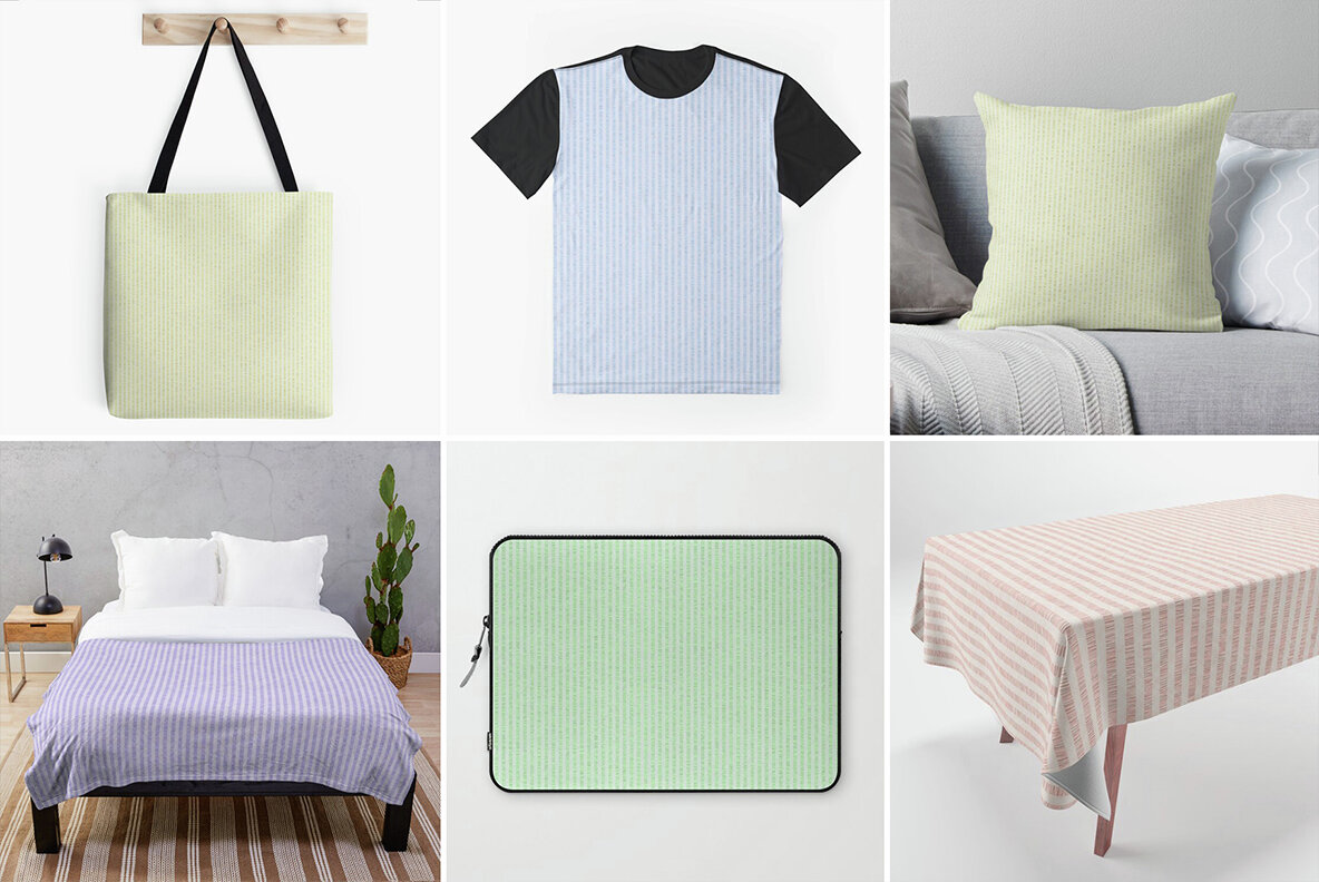 10 Seersucker Background Textures 6