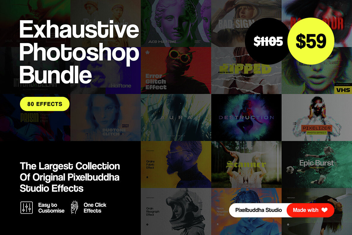 Exhaustive Photoshop Effects Bundle 1