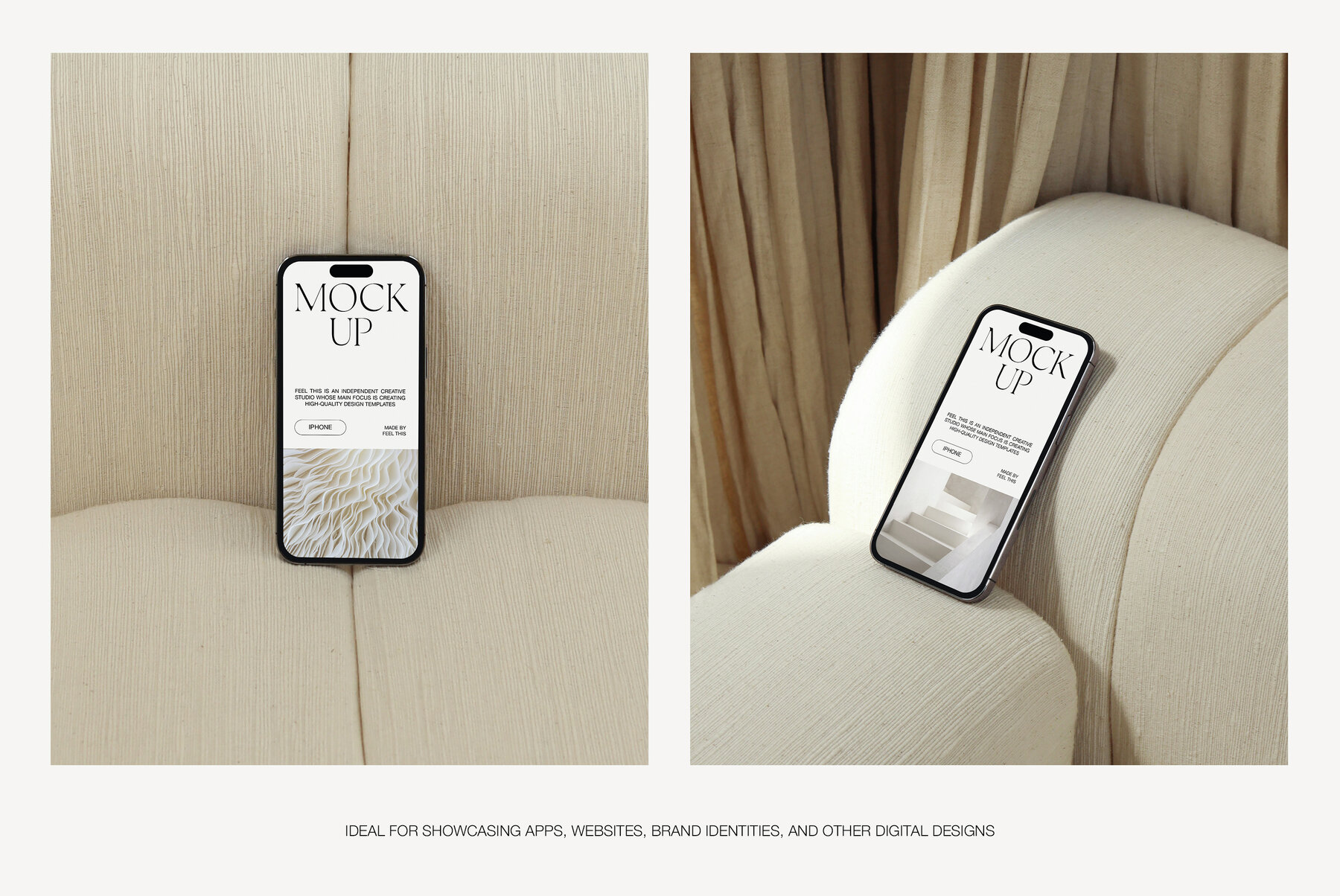 iPhone 14 Pro Silver Mockups 6