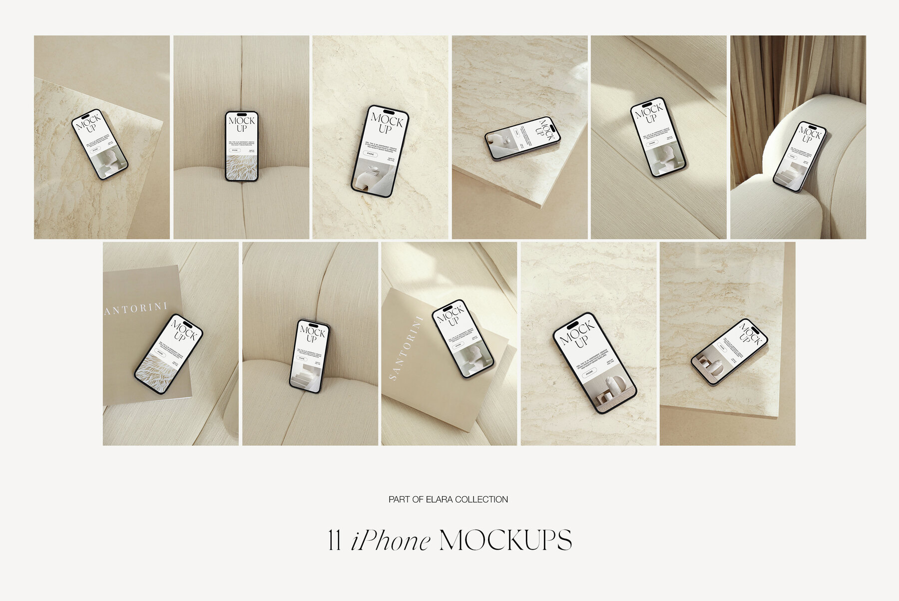 iPhone 14 Pro Silver Mockups 8