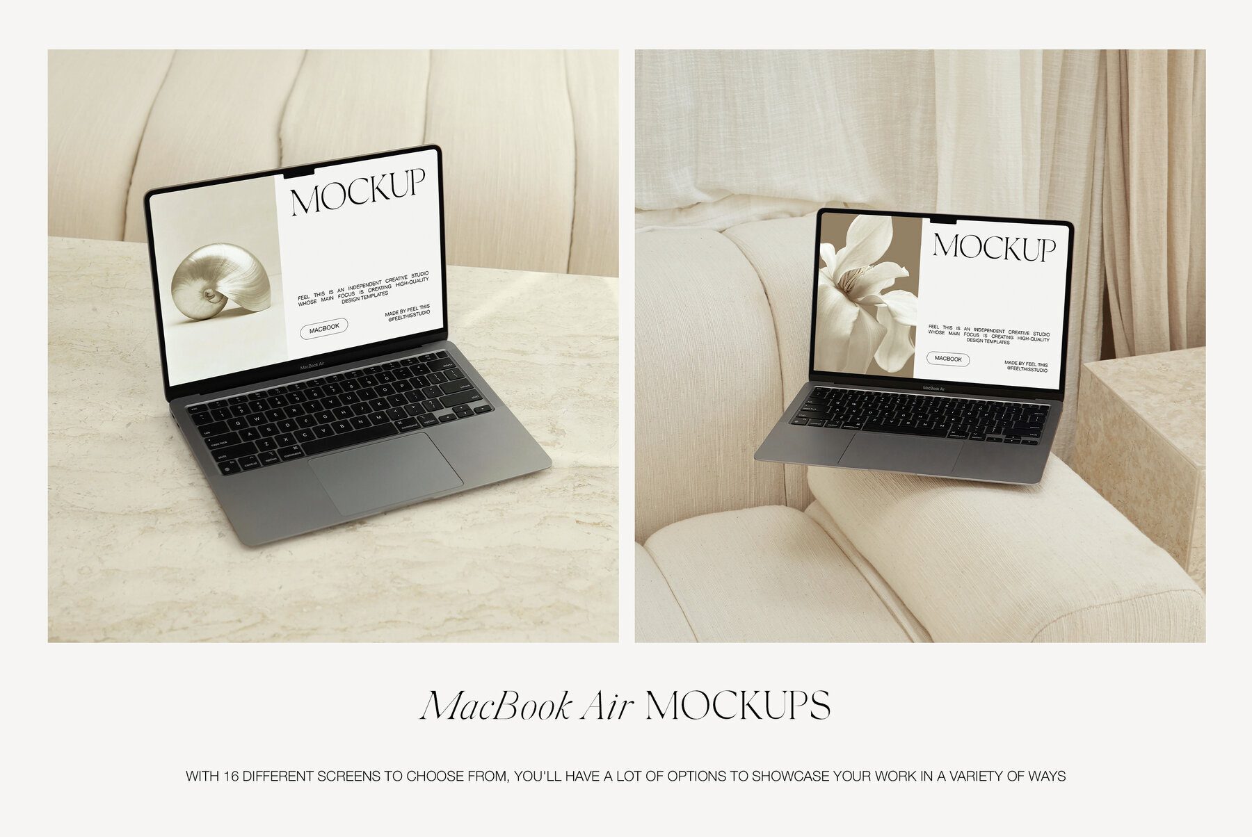 MacBook Air Mockups 3