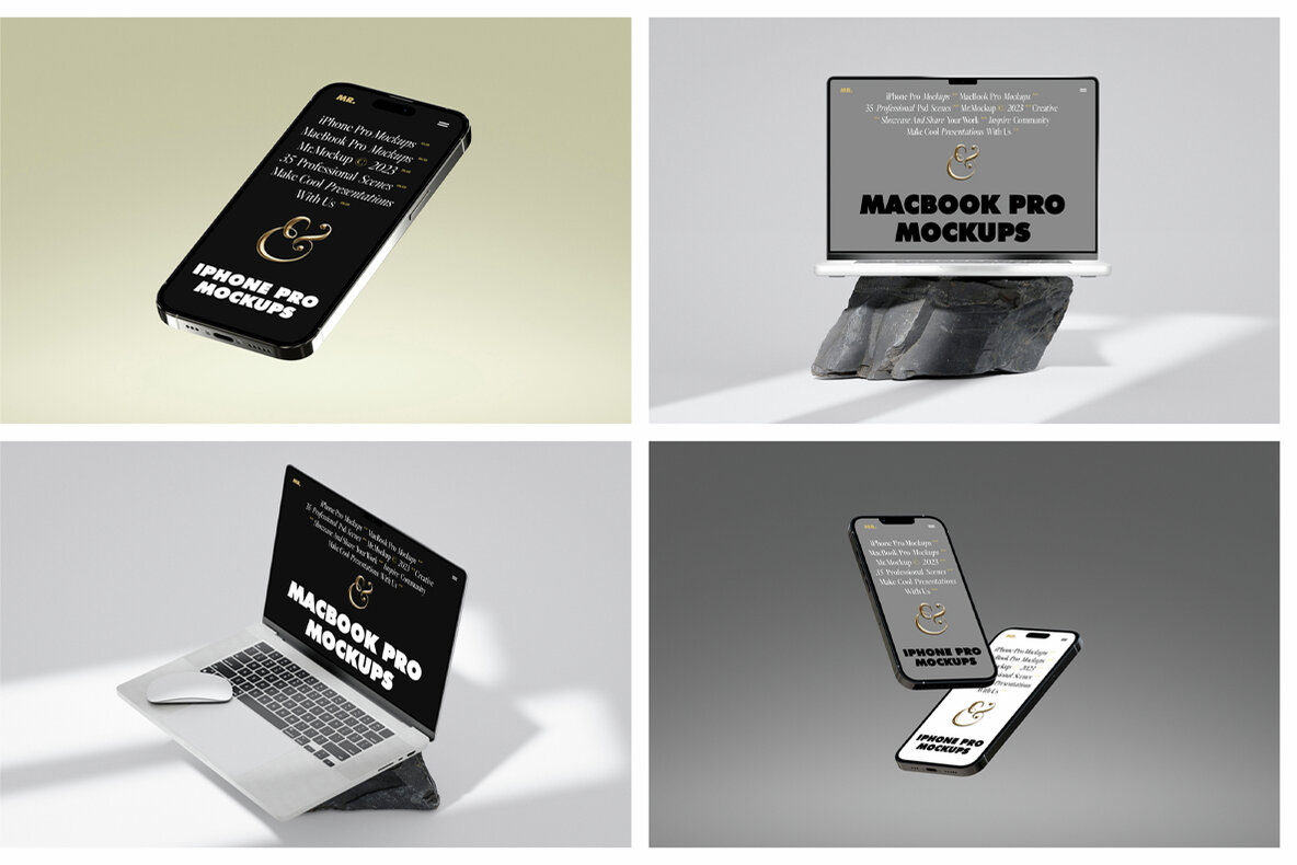 Device Mockups   MacBook   iPhone 9