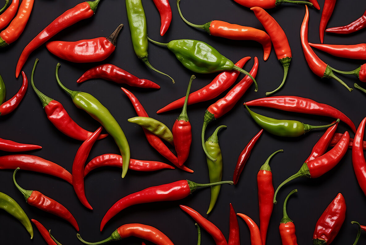 Chili pepper patterns 7