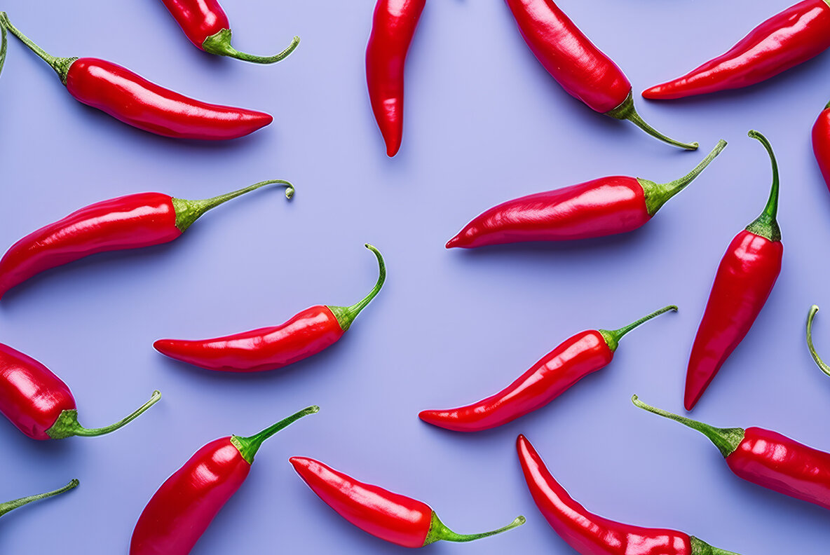 Chili pepper patterns 8