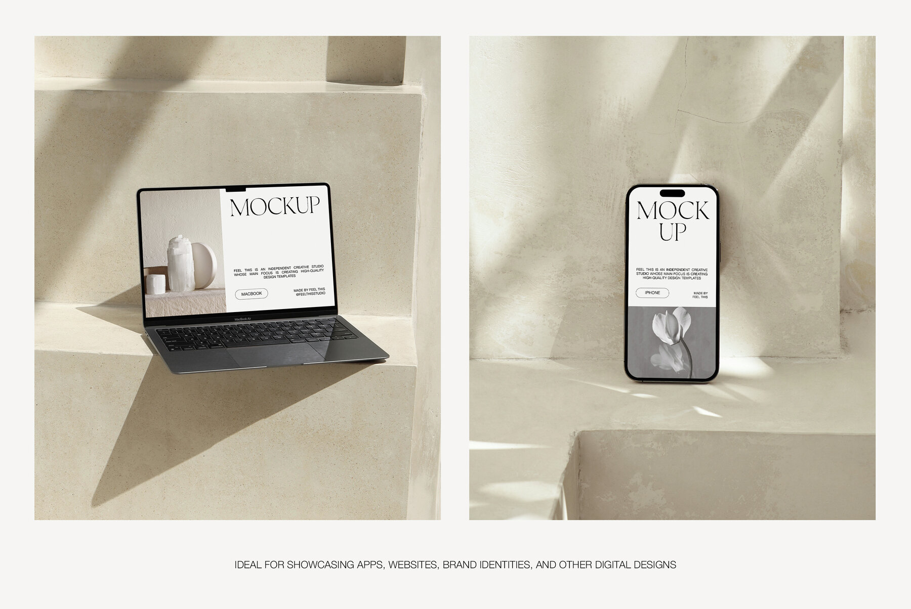 iPhone 14 Pro  MacBook Air  Book Cover Mockups 4