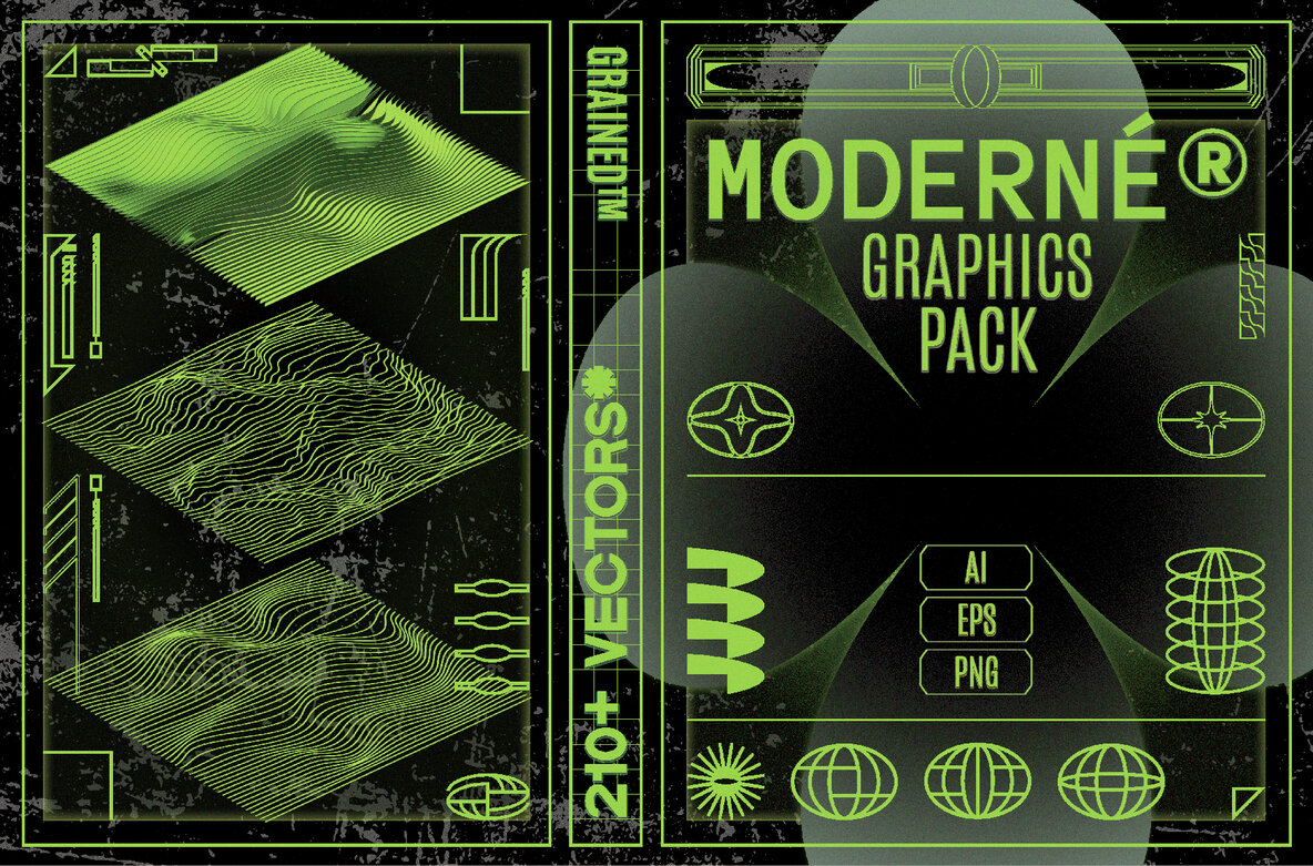 Moderne Graphics Pack Objects - YouWorkForThem