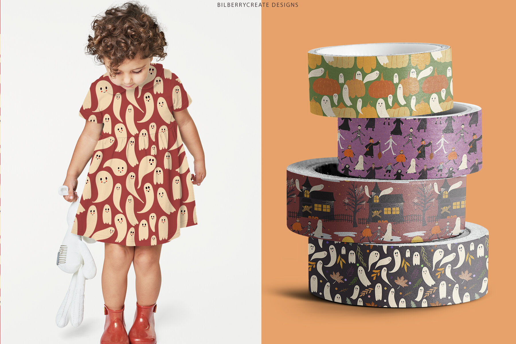 Halloween night clip art set 3