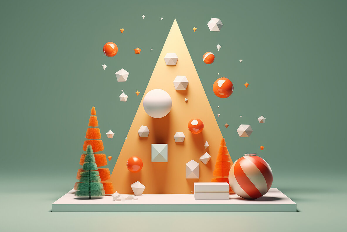 Christmas 3D art 8