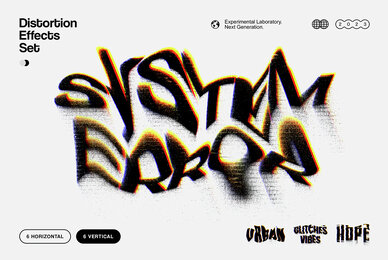 Distortion Text Effects Collection