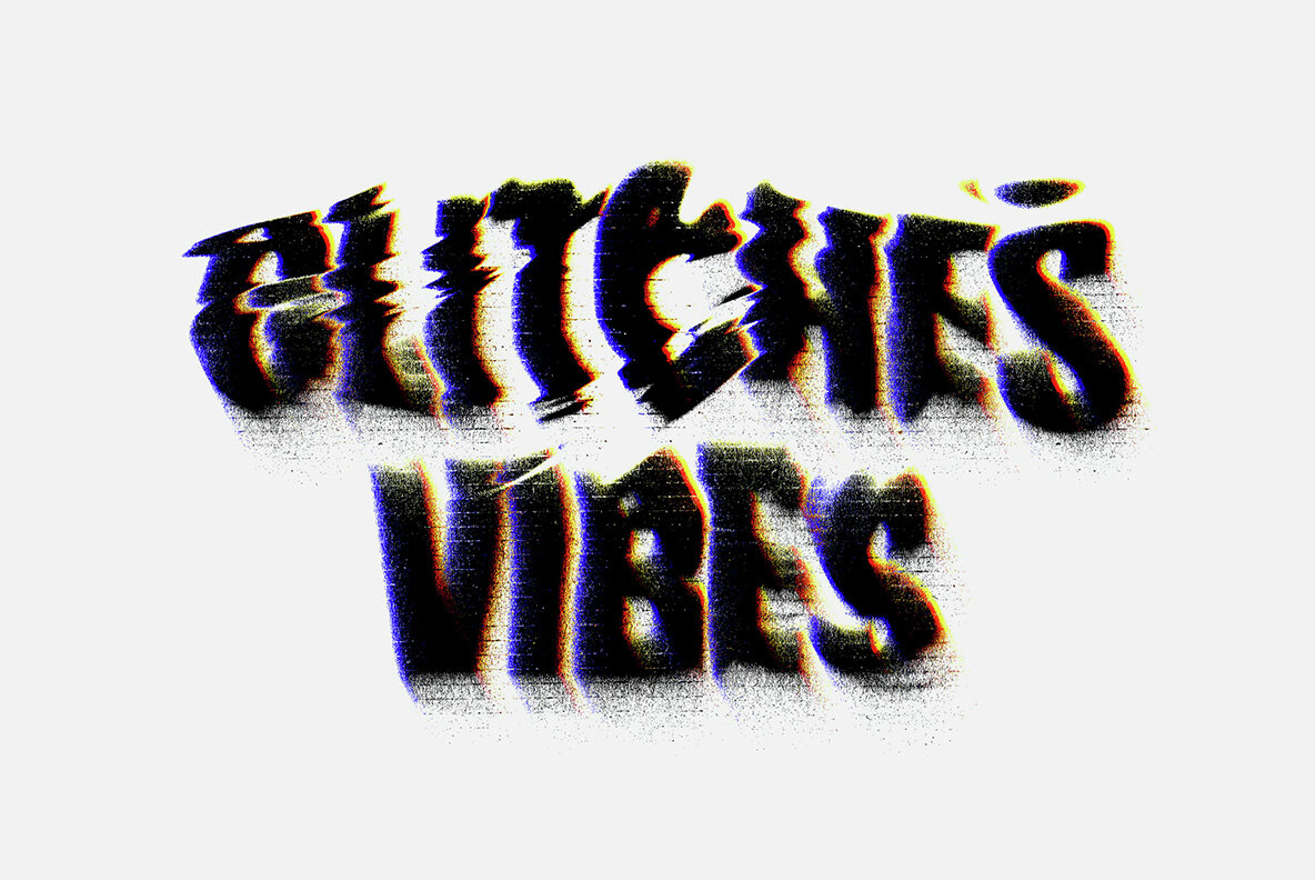 Distortion Text Effects Collection 7