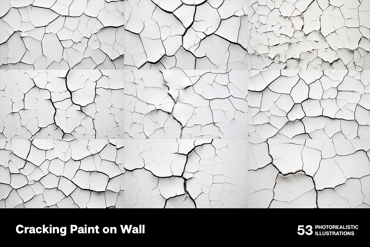 Cracking paint on wall 5