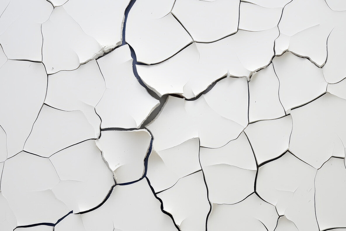 Cracking paint on wall 8