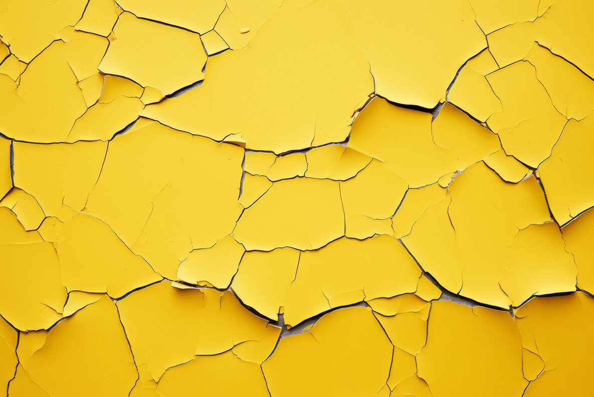 Cracking paint on wall 9