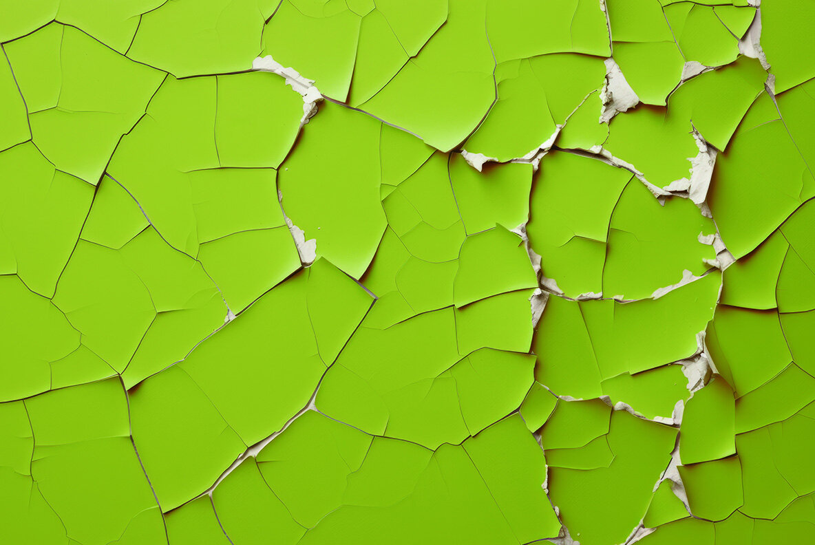 Cracking paint on wall 10