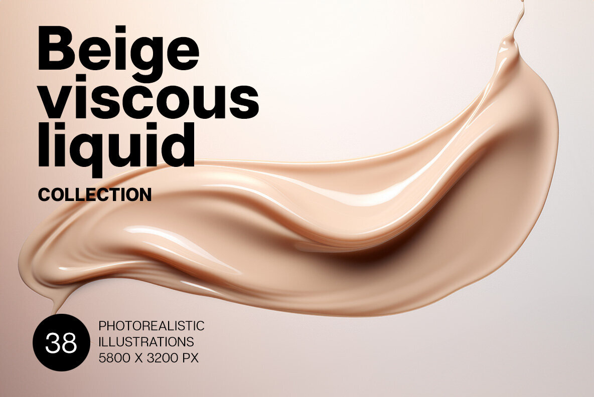 Beige viscous liquid 1