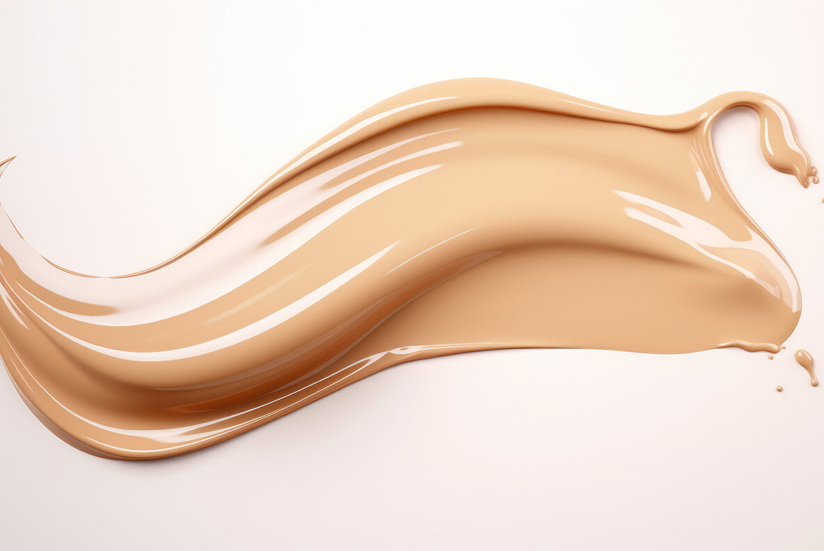 Beige viscous liquid 6