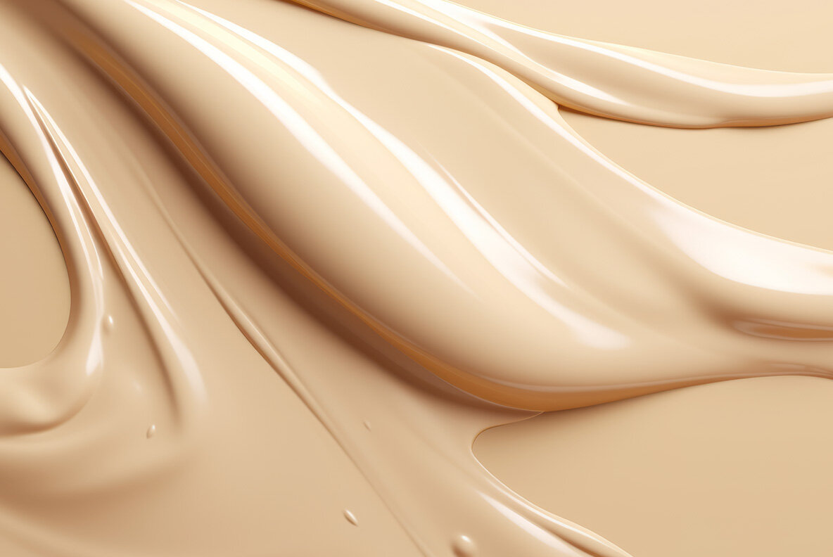 Beige viscous liquid 8