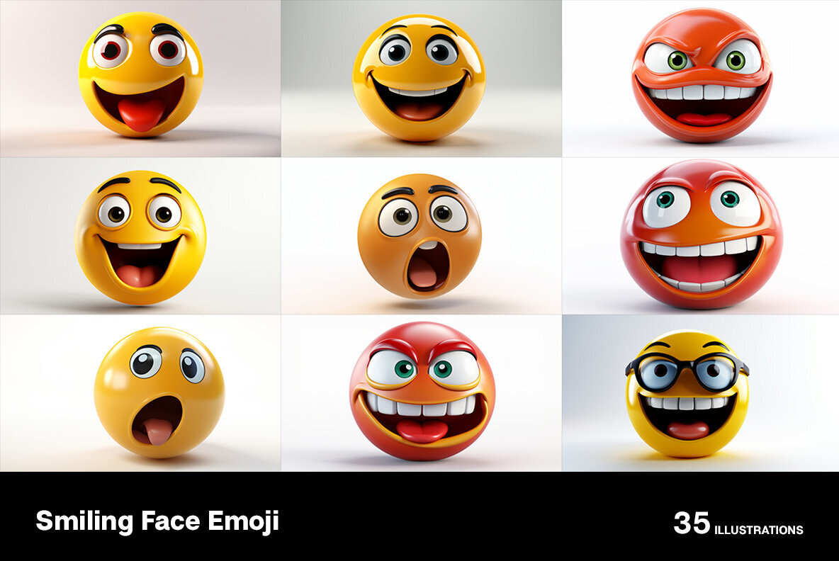 Smiling Face Emojis 2