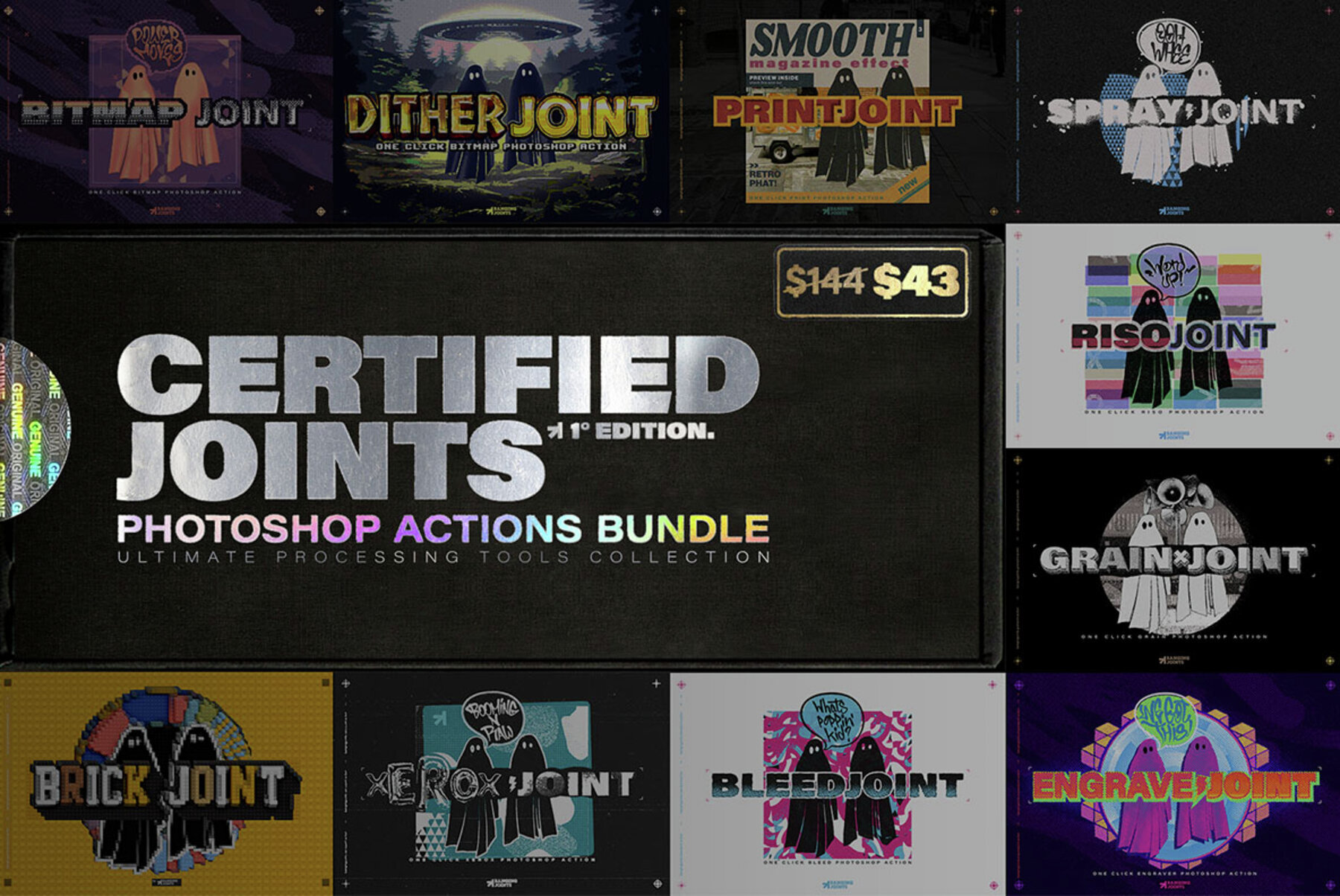 Certified Joints Photoshop Actions Bundle 1