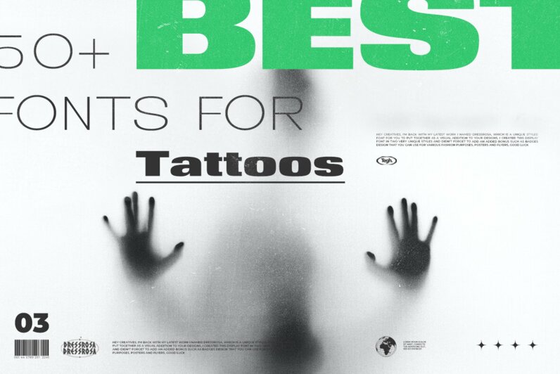 50+ Best Fonts for Tattoos