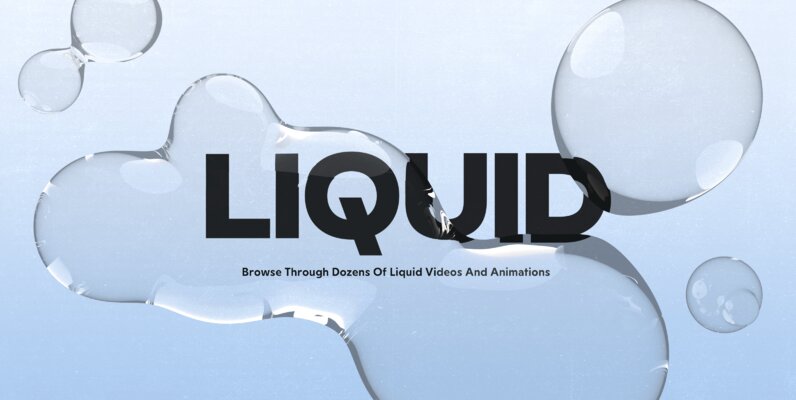 Liquid Stock Videos For Creative Animations