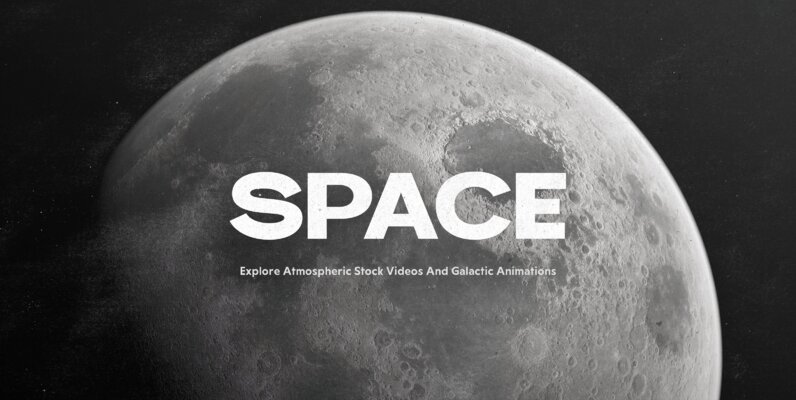 Space Themed Stock Videos For Animations