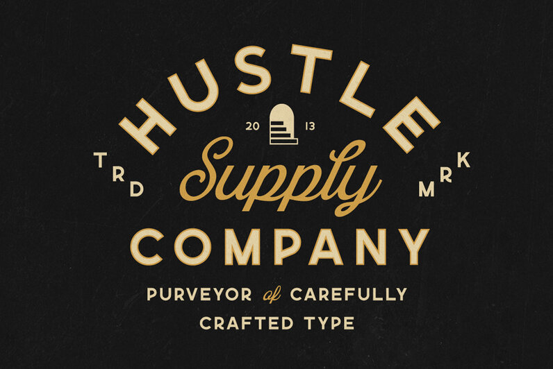 Explore Fonts by Hustle Supply Company
