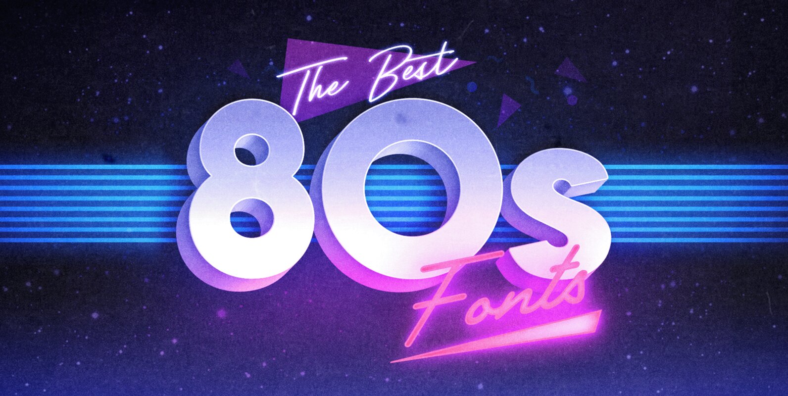 The Best 80s Fonts   From Neon Glow to Retro Flow