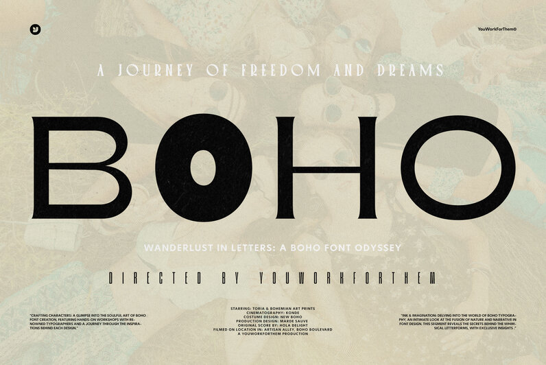 Discover Boho Style Fonts & Graphics
