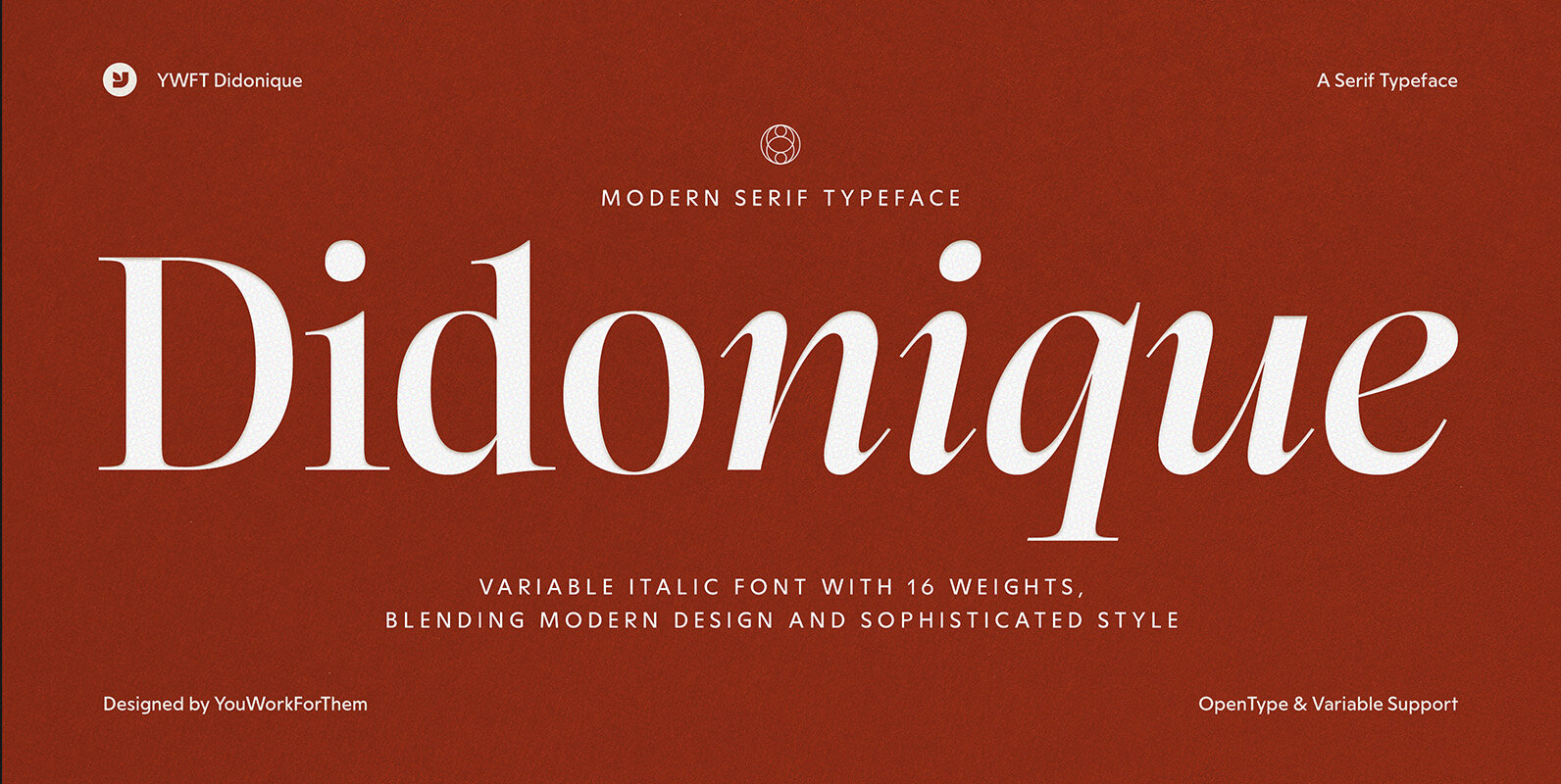 YWFT Didonique  The Intersection of High Fashion and Typography