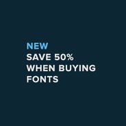 50  Font Discount