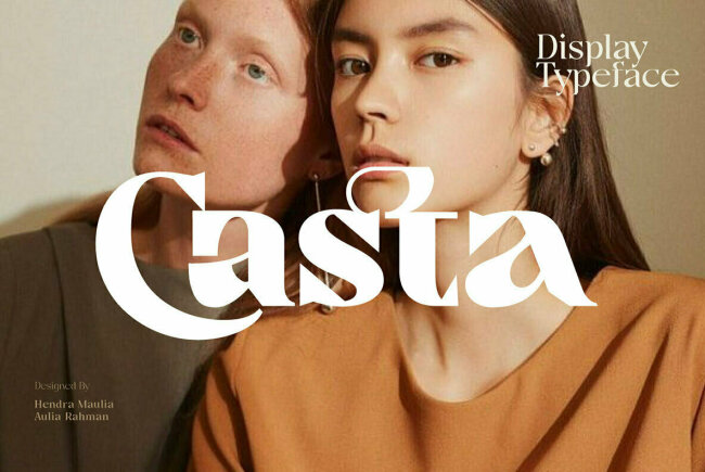 A Sophisticated & Elegant Serif Superfamily From Dirtyline Studio: Casta