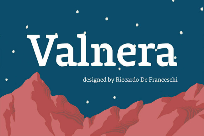 Valnera: A Distinctly Angular Low-Contrast Serif From CAST