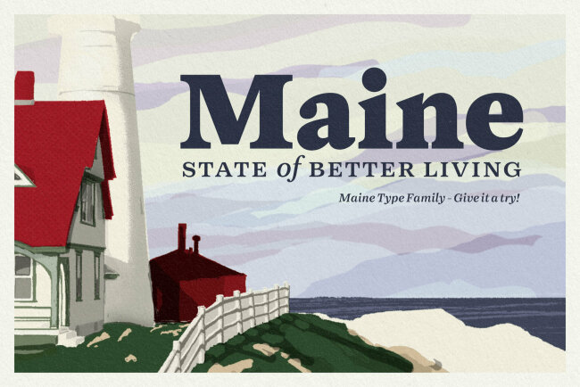Maine from Finland: Another Emil Bertell Font Masterpiece