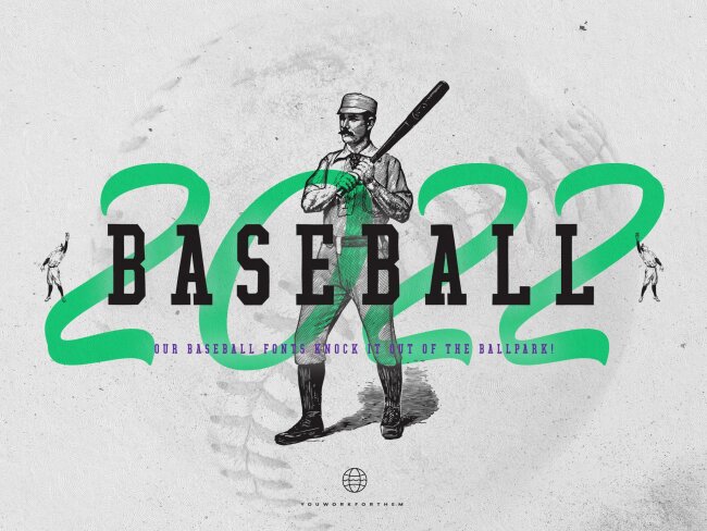 Our Baseball Fonts Knock It Out of the Ballpark!