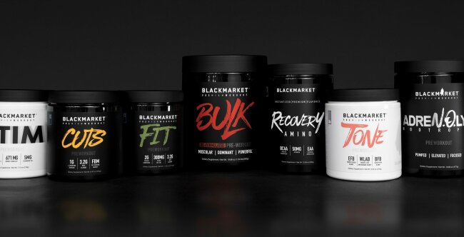 Northwell, The Perfect Font for Blackmarket Labs’ Pre-Workout Supplements