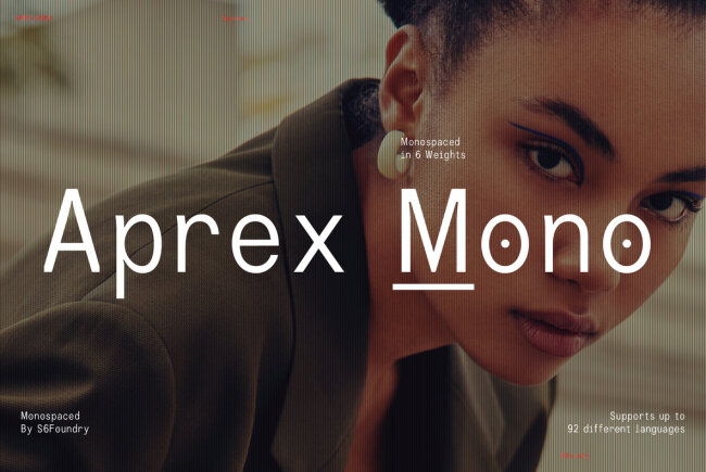 Aprex Mono: A Classic Monospaced Font with Digital Smoothness